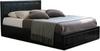 Home Treats Black Ottoman Padded Bed Frame With Gas Lift & Under Bed Storage thumbnail 3