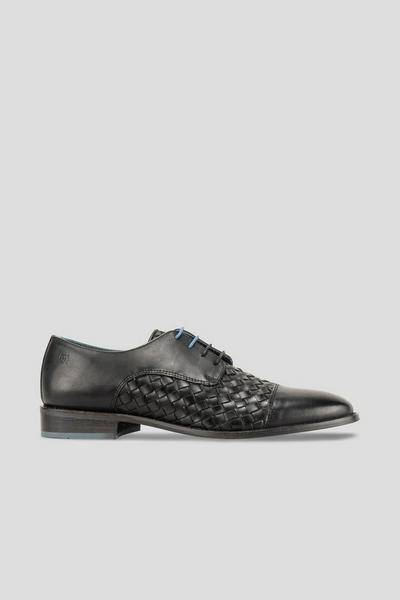 Heath Woven Leather Lace Up Derby