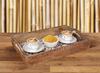 Topfurnishing Large Wooden Serving Tray With Handles Platter Large 45x30x9cm thumbnail 1