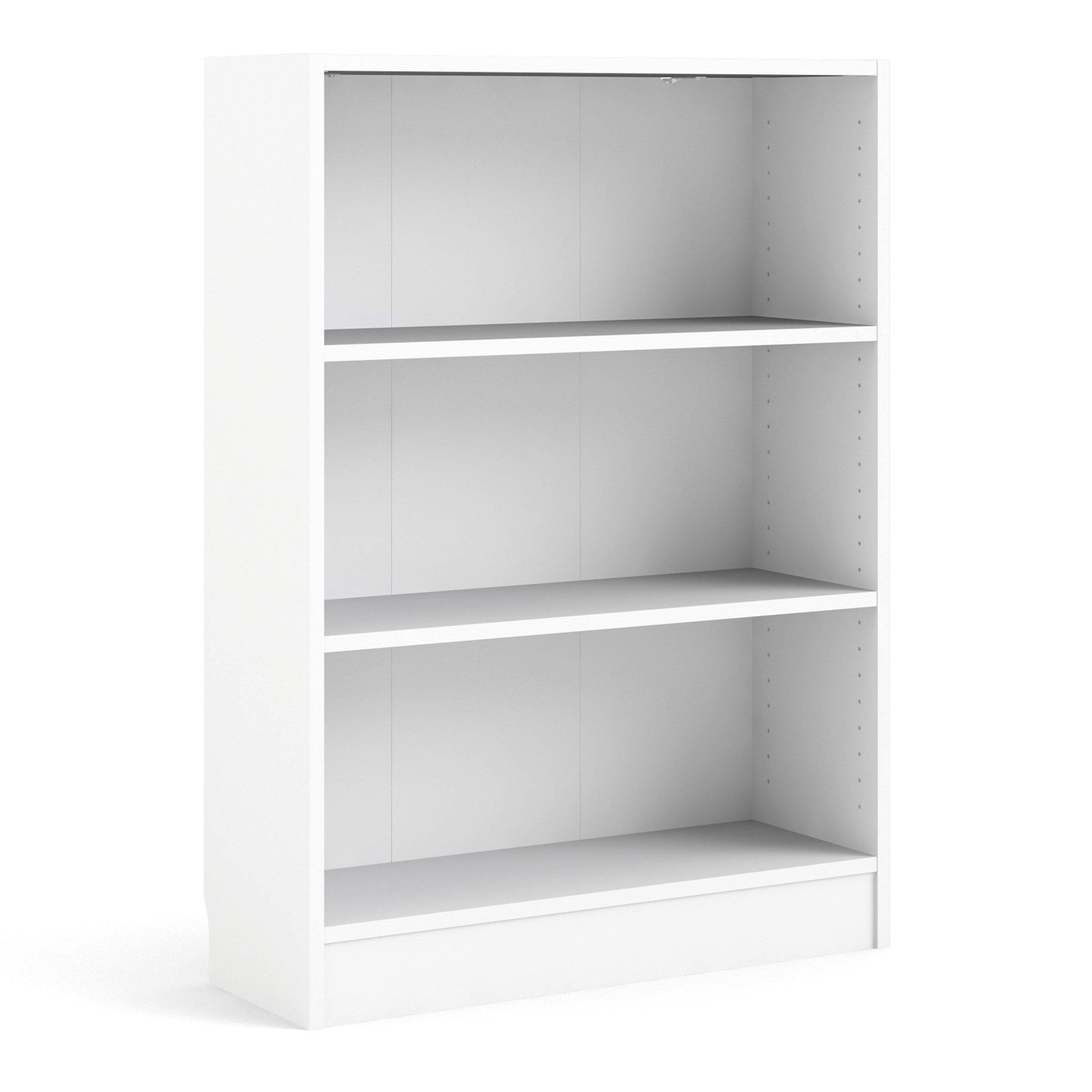 Basic Low Wide Bookcase (2 Shelves)