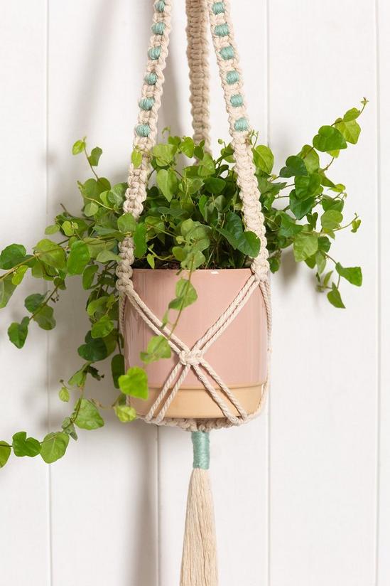Wool Couture Two Sisters Plant Hanger Macrame Kit 2