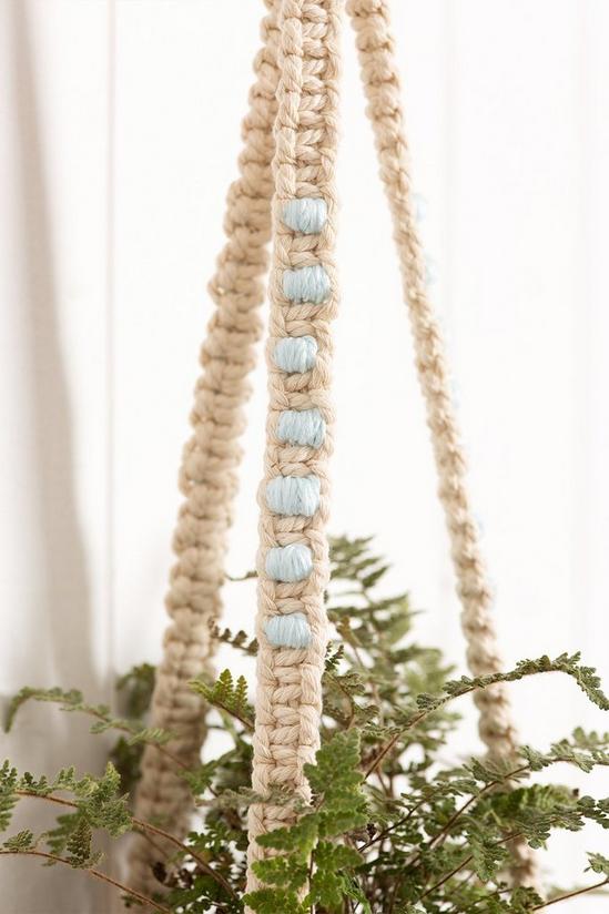 Wool Couture Two Sisters Plant Hanger Macrame Kit 4