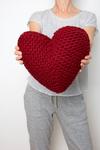 Wool Couture Heart Cushion Knitting Kit thumbnail 1