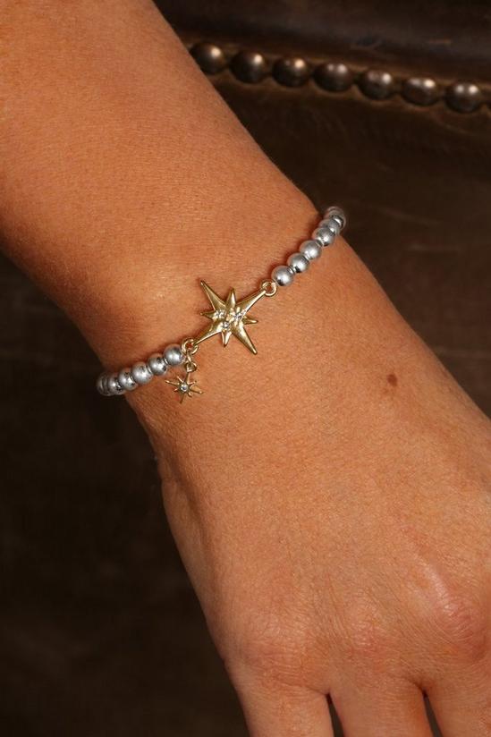 Kate Thornton Silver North Star Friendship Bracelet 3