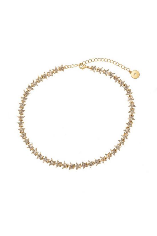 Kate Thornton Gold 'Sparkling Stars' Occasion Necklace 1