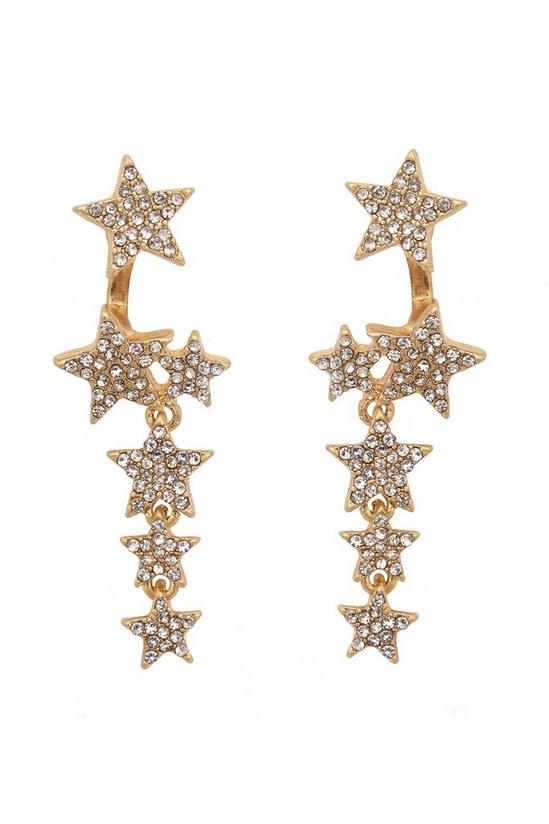 Kate Thornton Gold 'Sparkling Stars' Multiway Earrings 1