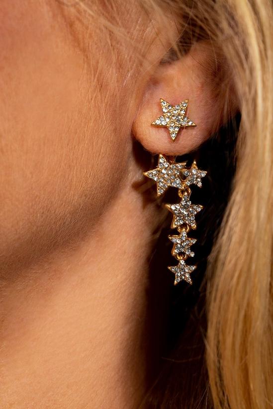 Kate Thornton Gold 'Sparkling Stars' Multiway Earrings 3