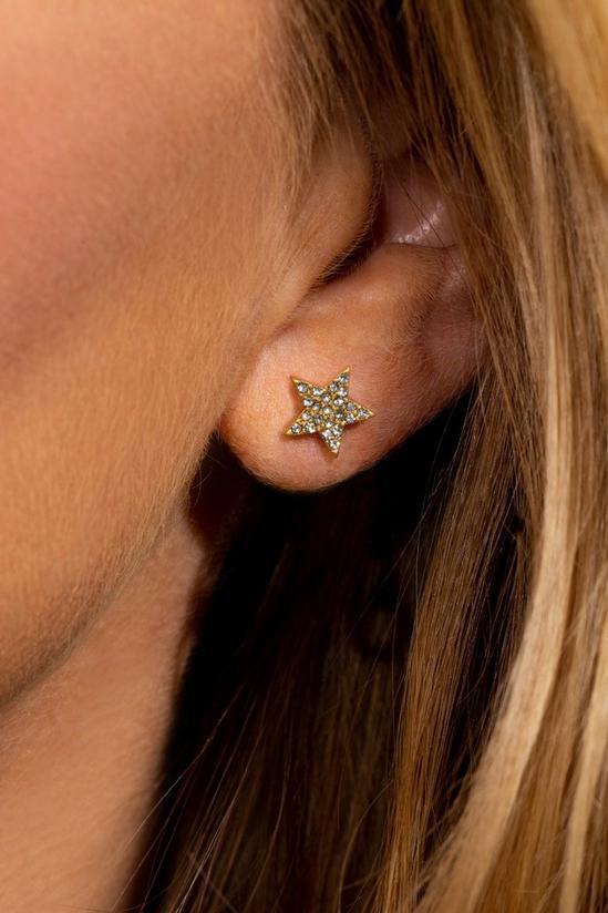 Kate Thornton Gold 'Sparkling Stars' Multiway Earrings 4