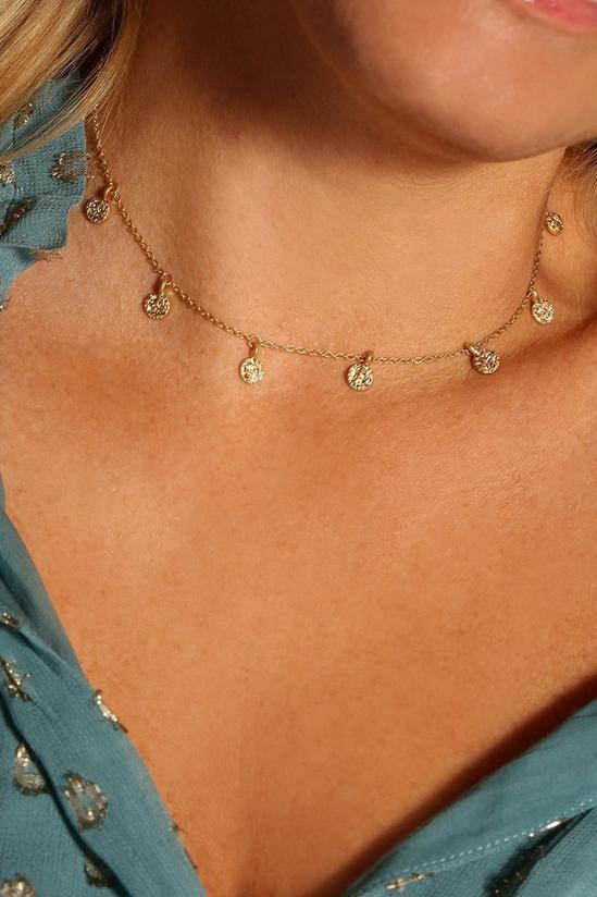 Kate Thornton Gold Boho Choker Necklace 4