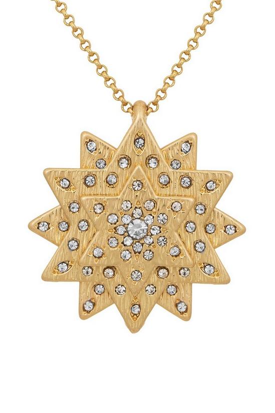 Kate Thornton Gold Layered Star and Boho Coin Necklace 2