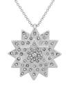Kate Thornton Silver Layered Star and Boho Coin Necklace thumbnail 2
