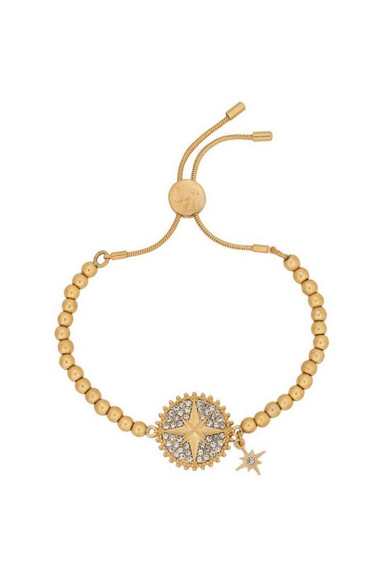 Kate Thornton Gold Friendship Bracelet With Celestial Details 1