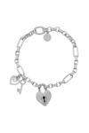 Bibi Bijoux Silver 'Key To My Heart' Bracelet thumbnail 1
