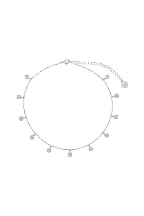 Kate Thornton Silver Boho Choker Necklace 3