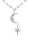 Kate Thornton Rhodium 'Mystic Charm' Necklace thumbnail 2