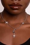 Kate Thornton Rhodium 'Mystic Charm' Necklace thumbnail 4