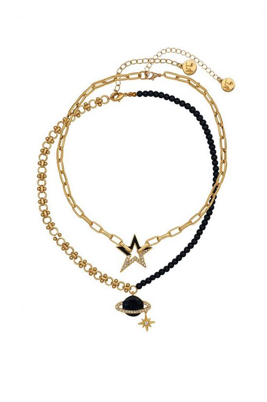 Kate Thornton Gold 'Cosmic Goddess' Necklace Set 3