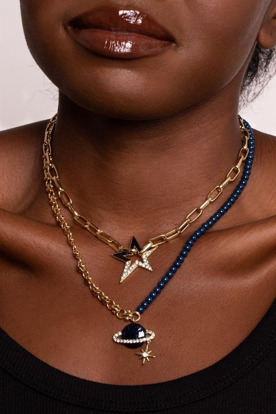 Kate Thornton Gold 'Cosmic Goddess' Necklace Set 4