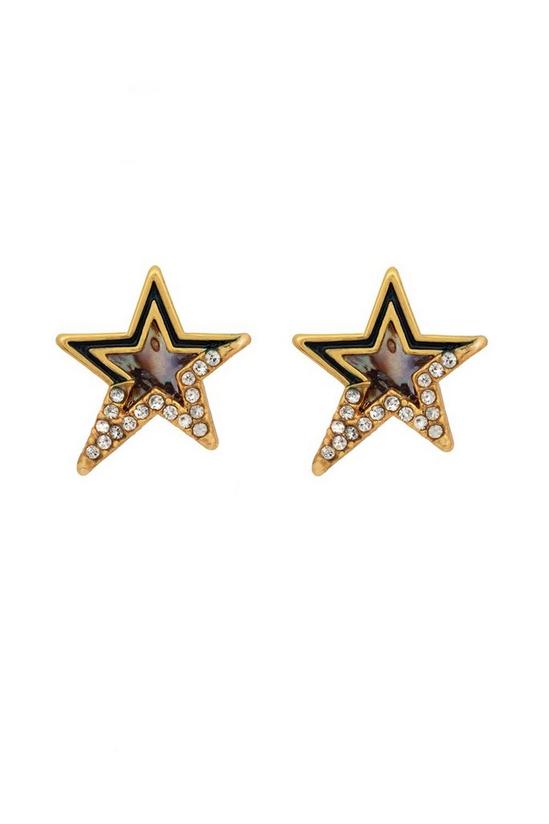 Kate Thornton Gold 'Mystic Star' Drop Earrings 2