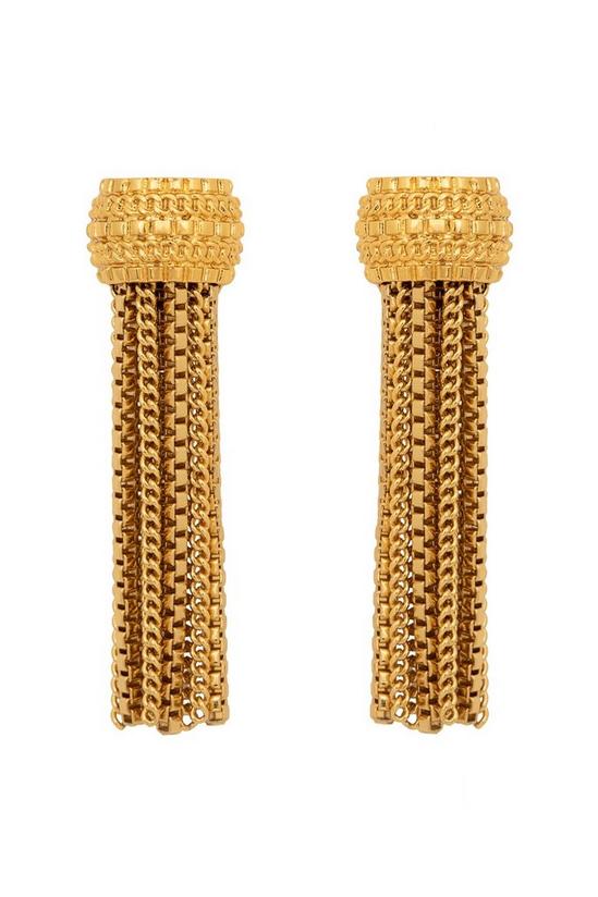 Kate Thornton Gold 'Rock N Roll' Earrings 1