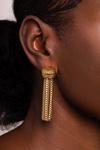 Kate Thornton Gold 'Rock N Roll' Earrings thumbnail 2