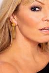 Kate Thornton Gold 'Rock N Roll' Earrings thumbnail 3