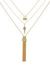 Kate Thornton Gold 'Dancing In The Street' Multi-Layered Necklace thumbnail 1