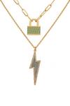 Kate Thornton Gold 'Dancing In The Street' Multi-Layered Necklace thumbnail 2