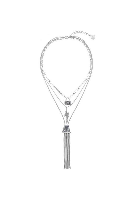 Kate Thornton Rhodium 'Dancing In The Street' Multi-Layered Necklace 3
