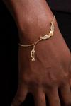 Kate Thornton Gold 'Good Vibes' Bracelet thumbnail 2