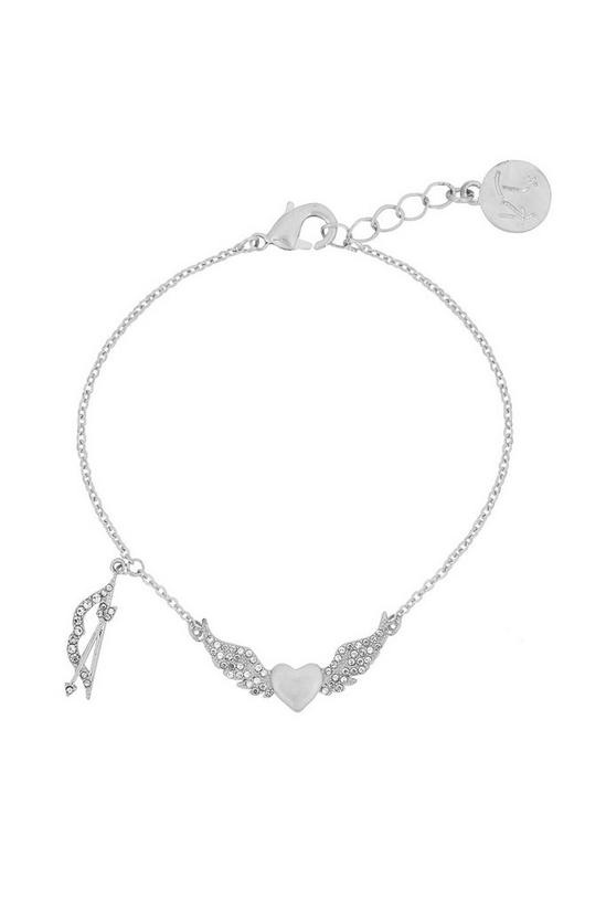 Kate Thornton Silver 'Good Vibes' Bracelet 1