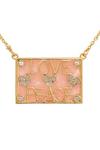 Kate Thornton Gold 'Love And Peace' Layered Necklace thumbnail 2