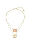 Kate Thornton Gold 'Love And Peace' Layered Necklace thumbnail 3