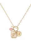 Kate Thornton Gold 'Love Captured My Heart' Necklace thumbnail 1