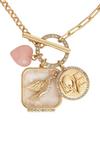 Kate Thornton Gold 'Love Captured My Heart' Necklace thumbnail 2