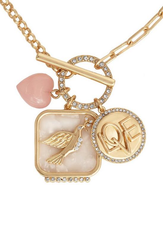 Kate Thornton Gold 'Love Captured My Heart' Necklace 2
