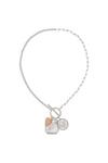 Kate Thornton Silver 'Love Captured My Heart' Necklace thumbnail 3