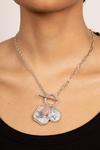 Kate Thornton Silver 'Love Captured My Heart' Necklace thumbnail 4