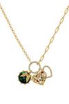 Kate Thornton Gold 'Angelic Charm' Necklace thumbnail 1