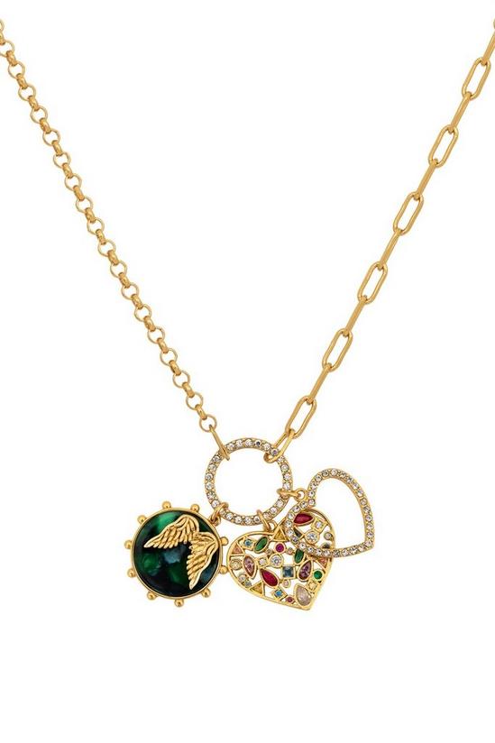 Kate Thornton Gold 'Angelic Charm' Necklace 1