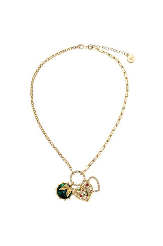 Kate Thornton Gold 'Angelic Charm' Necklace 3