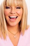 Kate Thornton Gold Rose Heart Necklace thumbnail 5