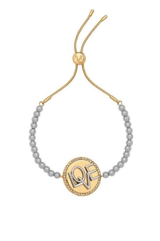 Kate Thornton Gold/Silver LOVE Ball Bracelet 1