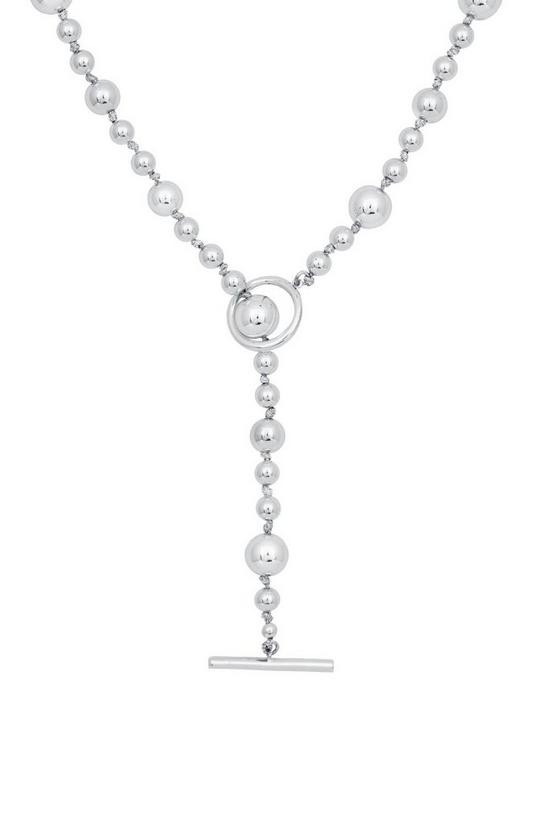 Kate Thornton Silver Artisan Ball Necklace 1