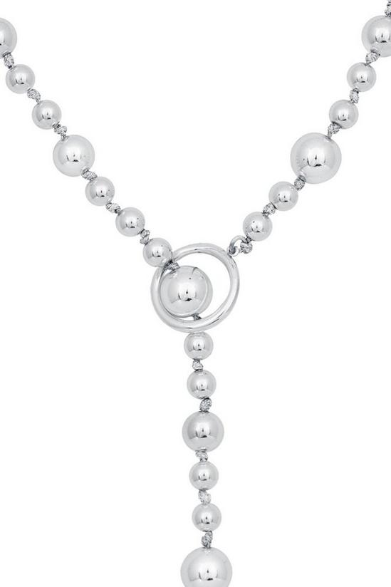 Kate Thornton Silver Artisan Ball Necklace 2