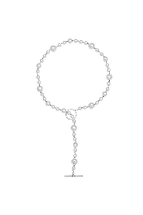 Kate Thornton Silver Artisan Ball Necklace 3