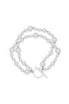 Kate Thornton Silver Artisan Ball Bracelet thumbnail 1