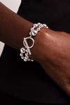 Kate Thornton Silver Artisan Ball Bracelet thumbnail 2