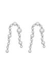 Kate Thornton Silver Artisan Ball Drop Earrings thumbnail 1