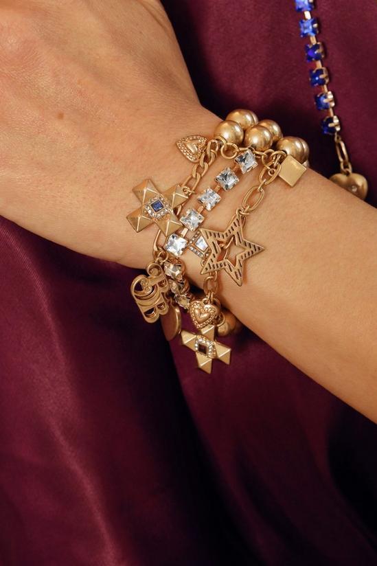 Bibi Bijoux Gold 'Mystic Charm' Ball Bracelet 3